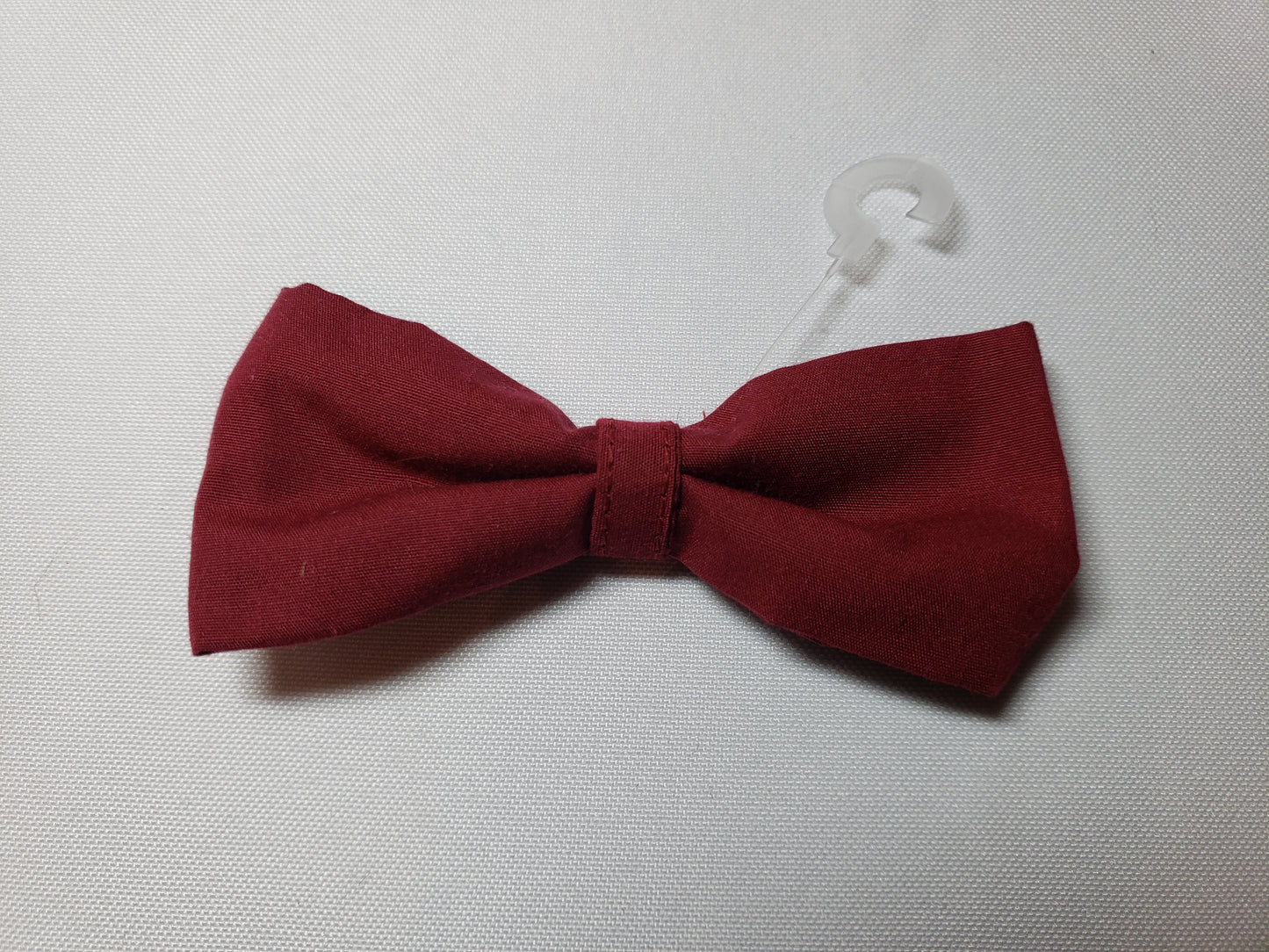 Maroon Over-the-Collar Pet Bow / Bowtie (Old Style)