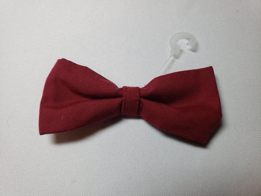Maroon Over-the-Collar Pet Bow / Bowtie (Old Style)