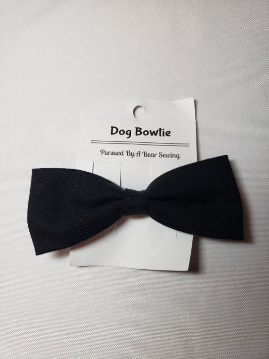 Black Over-the-Collar Pet Bow / Bowtie (Old Style)