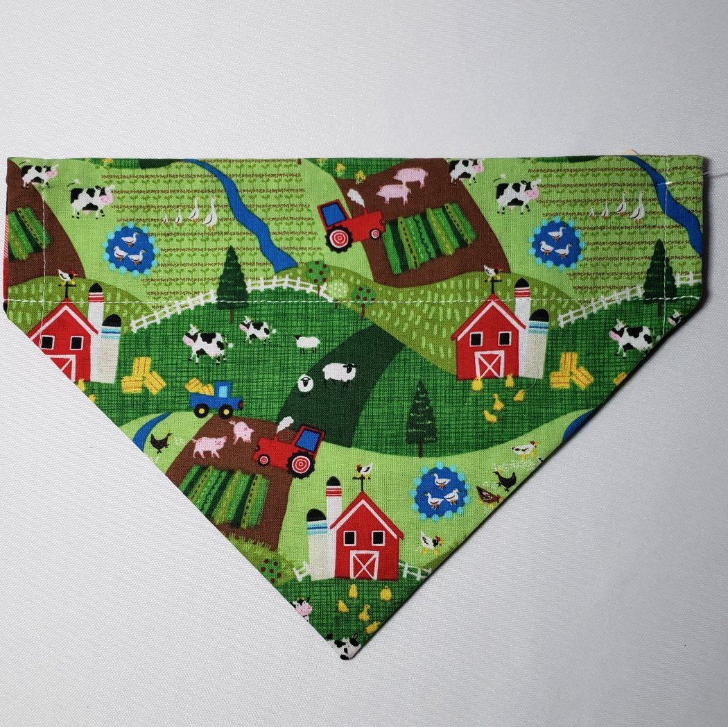 Farm Over-the-Collar Pet Bandana