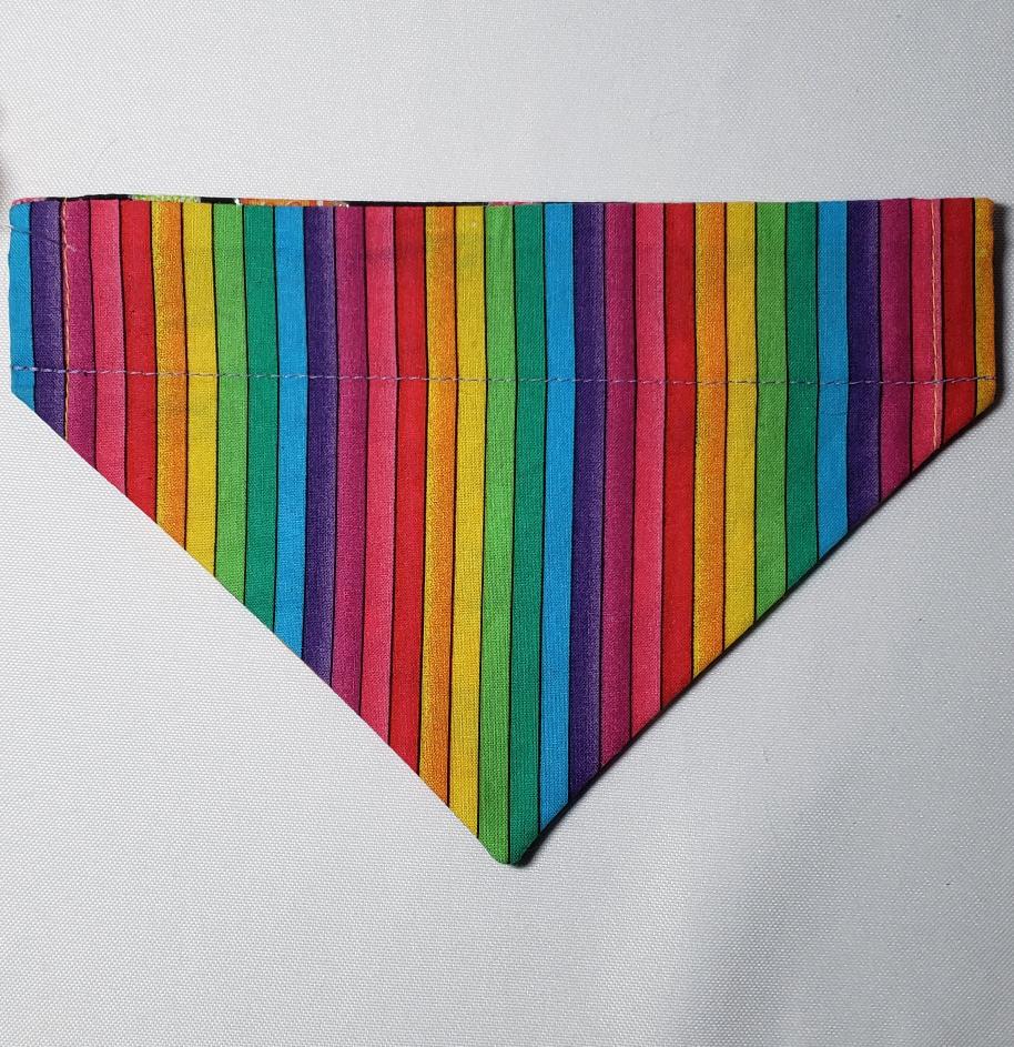 Rainbow Gummy Bears Over-the-Collar Pet Bandana