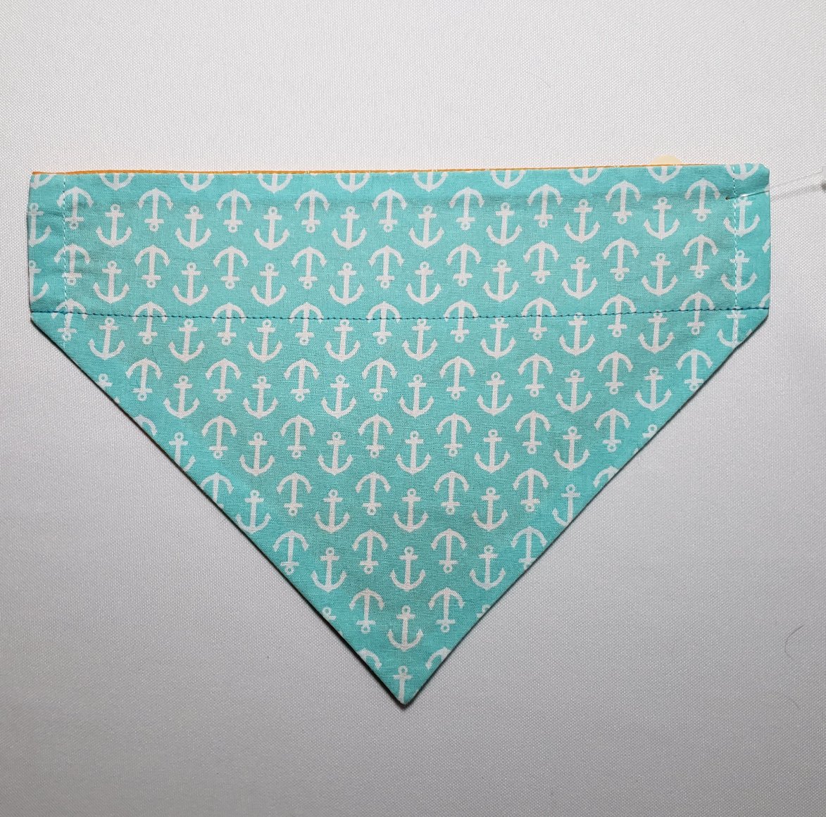 Anchors on Aqua Over-the-Collar Pet Bandana