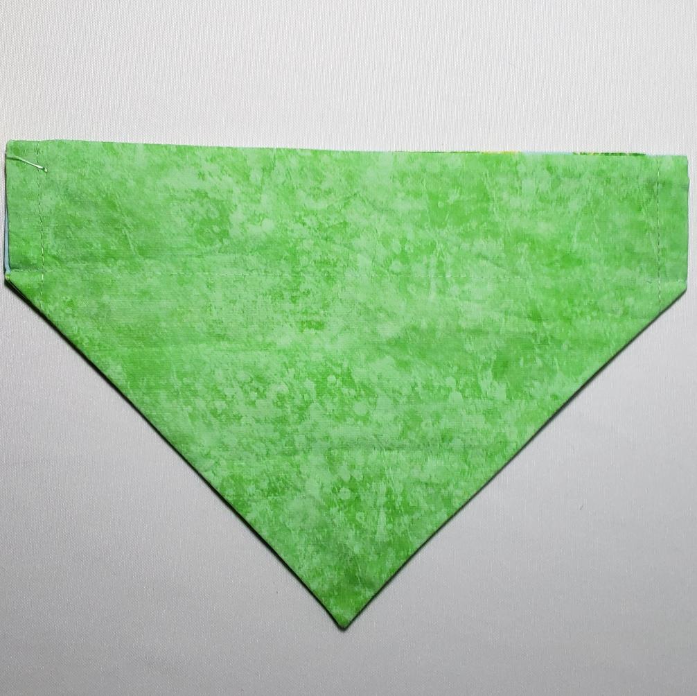 Lime Slices Over-the-Collar Pet Bandana