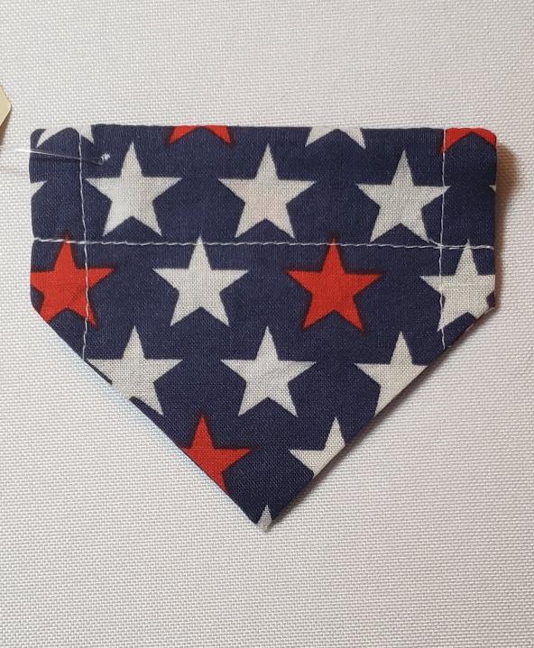 Patriotic Whales Over-the-Collar Pet Bandana