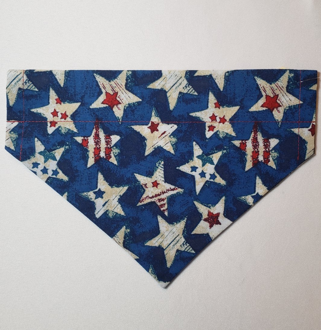 Patriotic Starry Stars & Air Force Angels Camo Over-the-Collar Pet Bandana