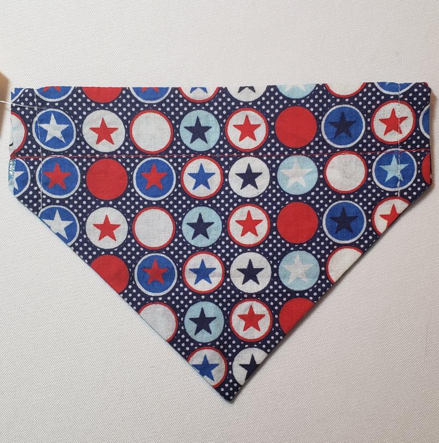 Patriotic Dogs Over-the-Collar Pet Bandana