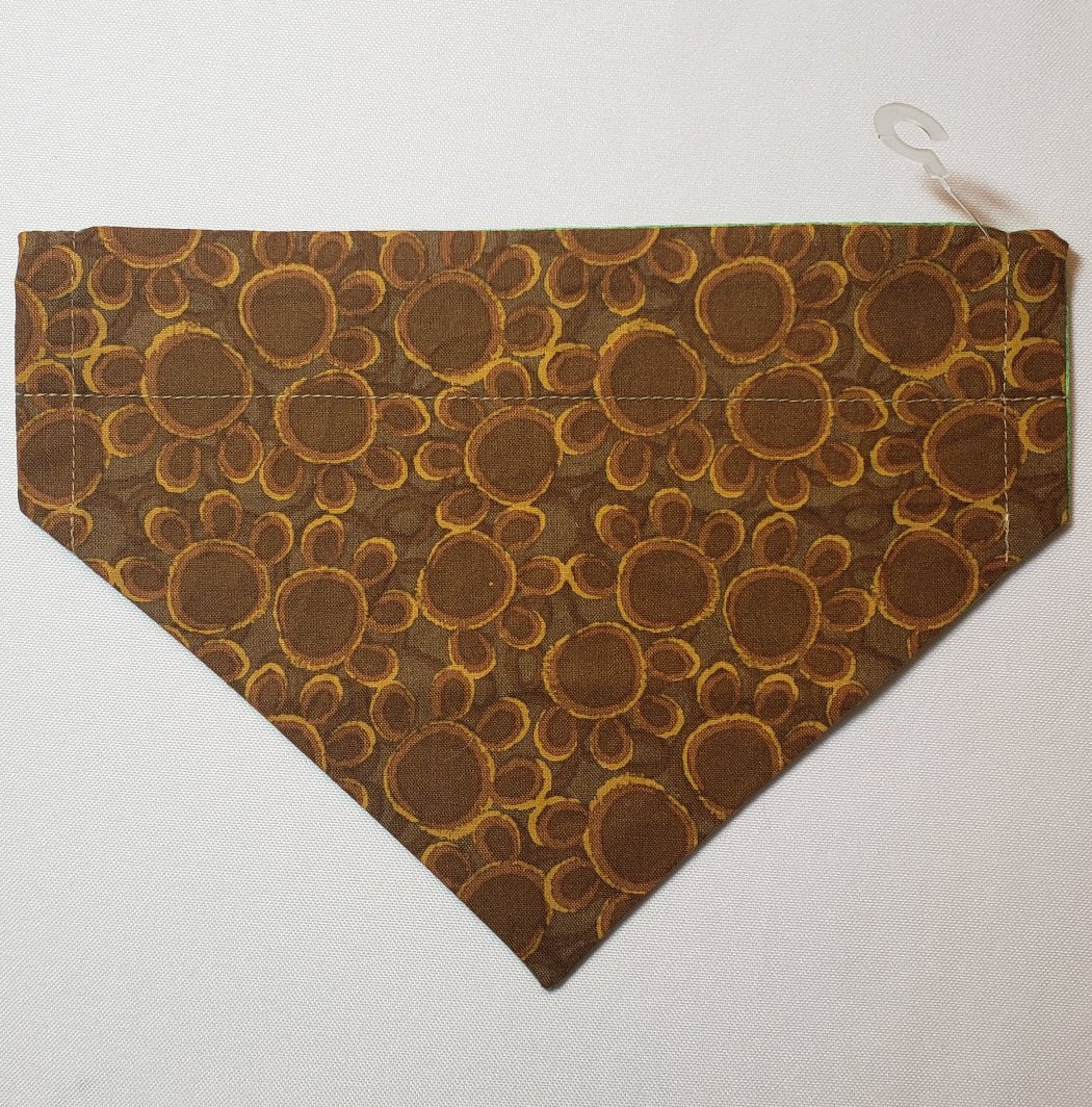 Cartoon Dog Paws Over-the-Collar Pet Bandana