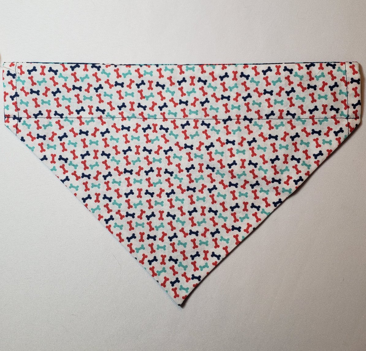 Dog Words on Navy Over-the-Collar Pet Bandana