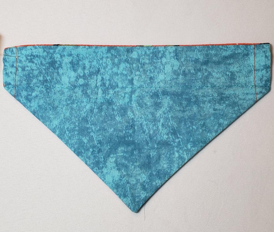 Cartoon Dogs on Orange Over-the-Collar Pet Bandana