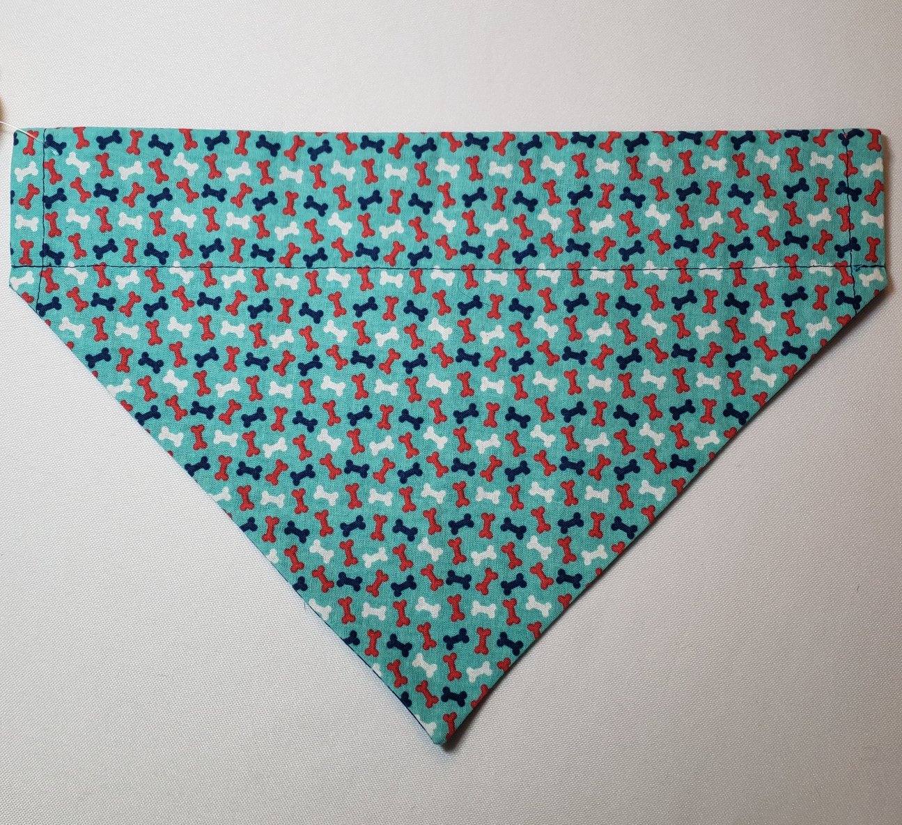 Blue Paws Bandana Print Over-the-Collar Pet Bandana