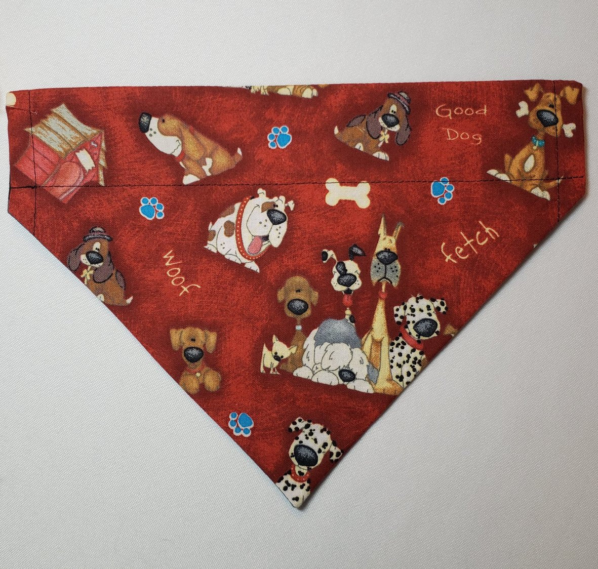 Adopt / Rescue on Black Over-the-Collar Pet Bandana