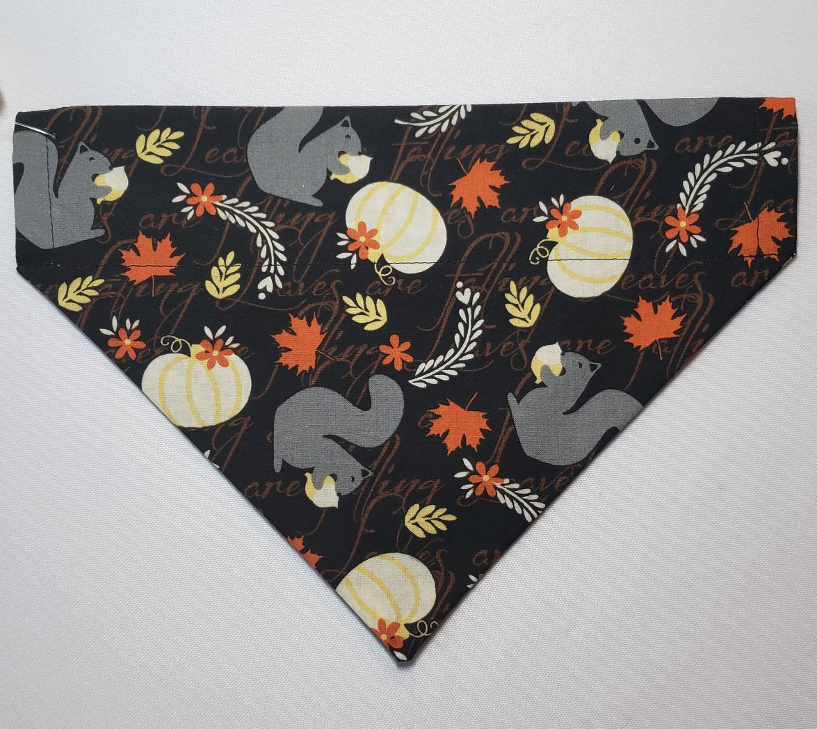 Halloween Glitter "Boo!" Over-the-Collar Pet Bandana