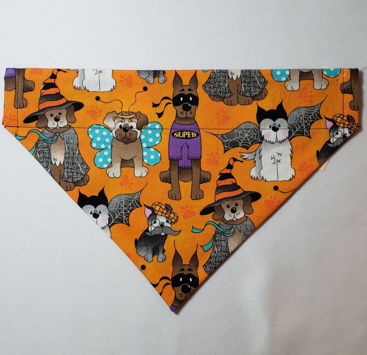 Halloween Costumed Dogs Over-the-Collar Pet Bandana