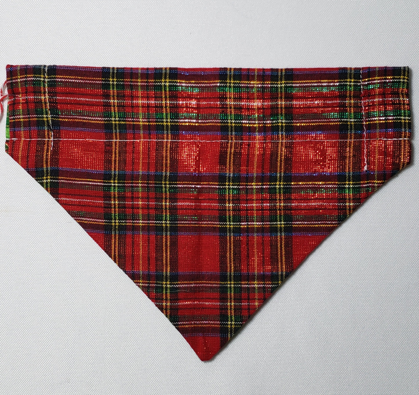 Christmas Candy Canes & Holly Over-the-Collar Pet Bandana