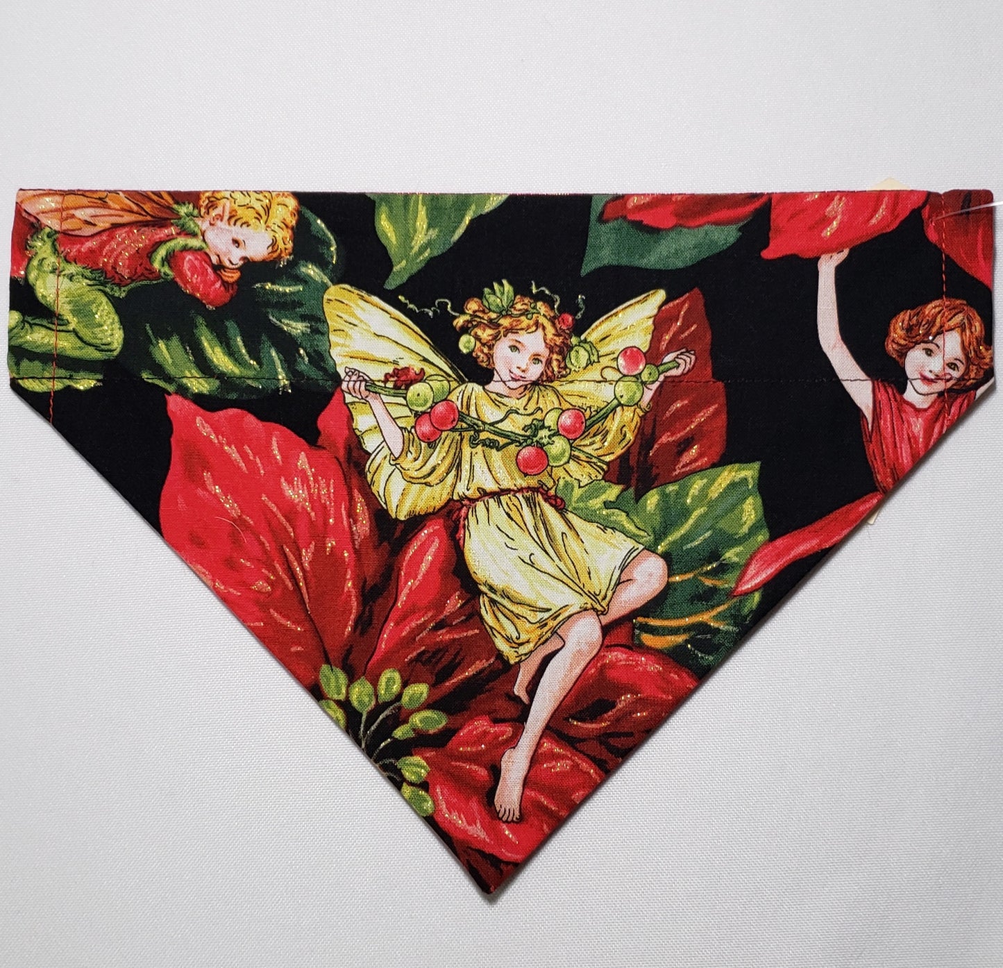 Christmas Faeries Over-the-Collar Pet Bandana