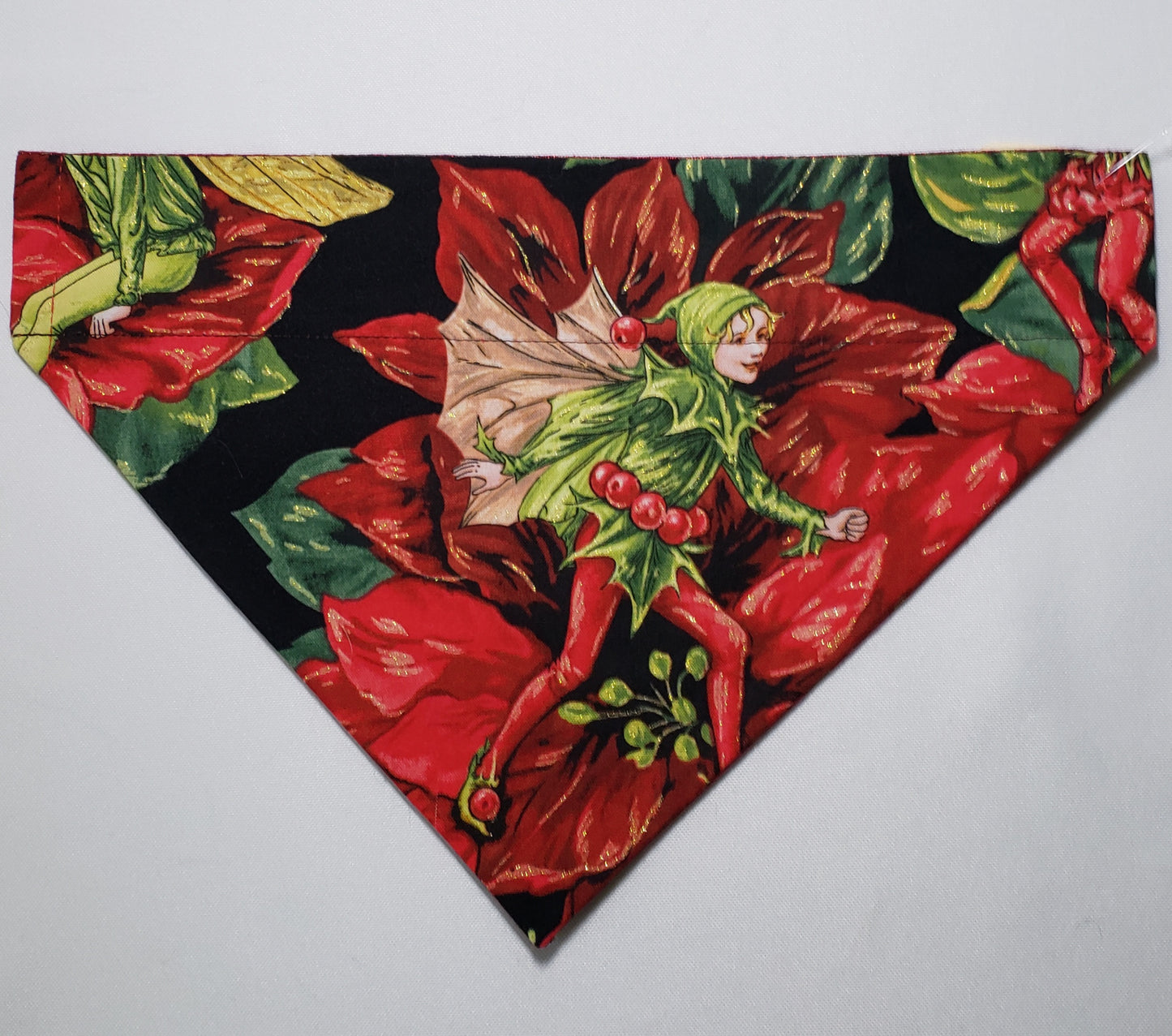 Christmas Faeries Over-the-Collar Pet Bandana