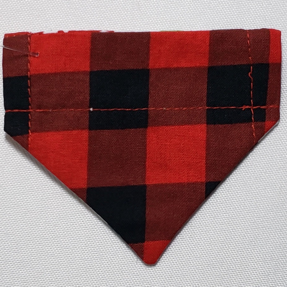Christmas Scotties Over-the-Collar Pet Bandana