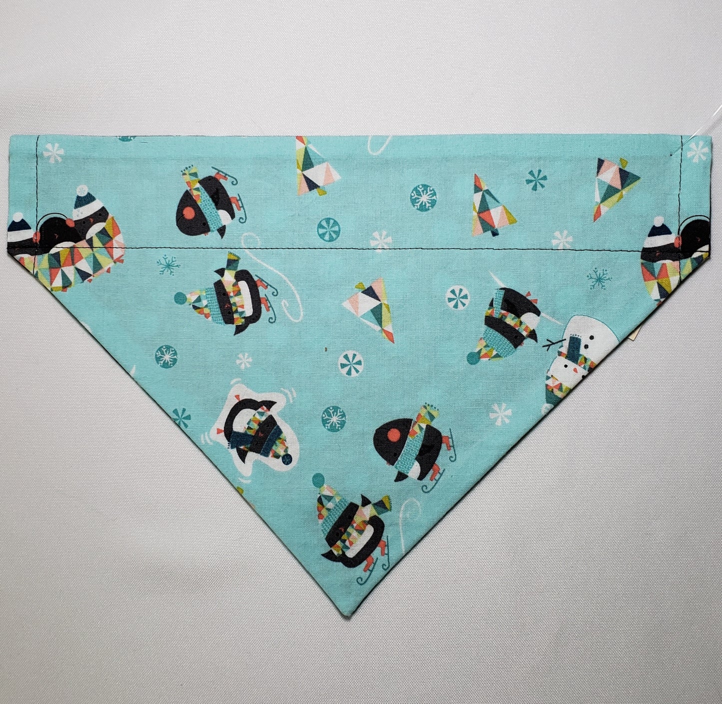 Winter Activity Penguins Over-the-Collar Pet Bandana