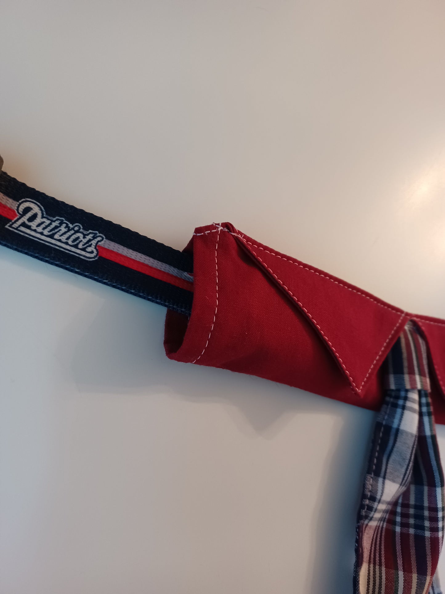 Patriotic Stripes Over-the-Collar Pet Necktie & Shirt Collar