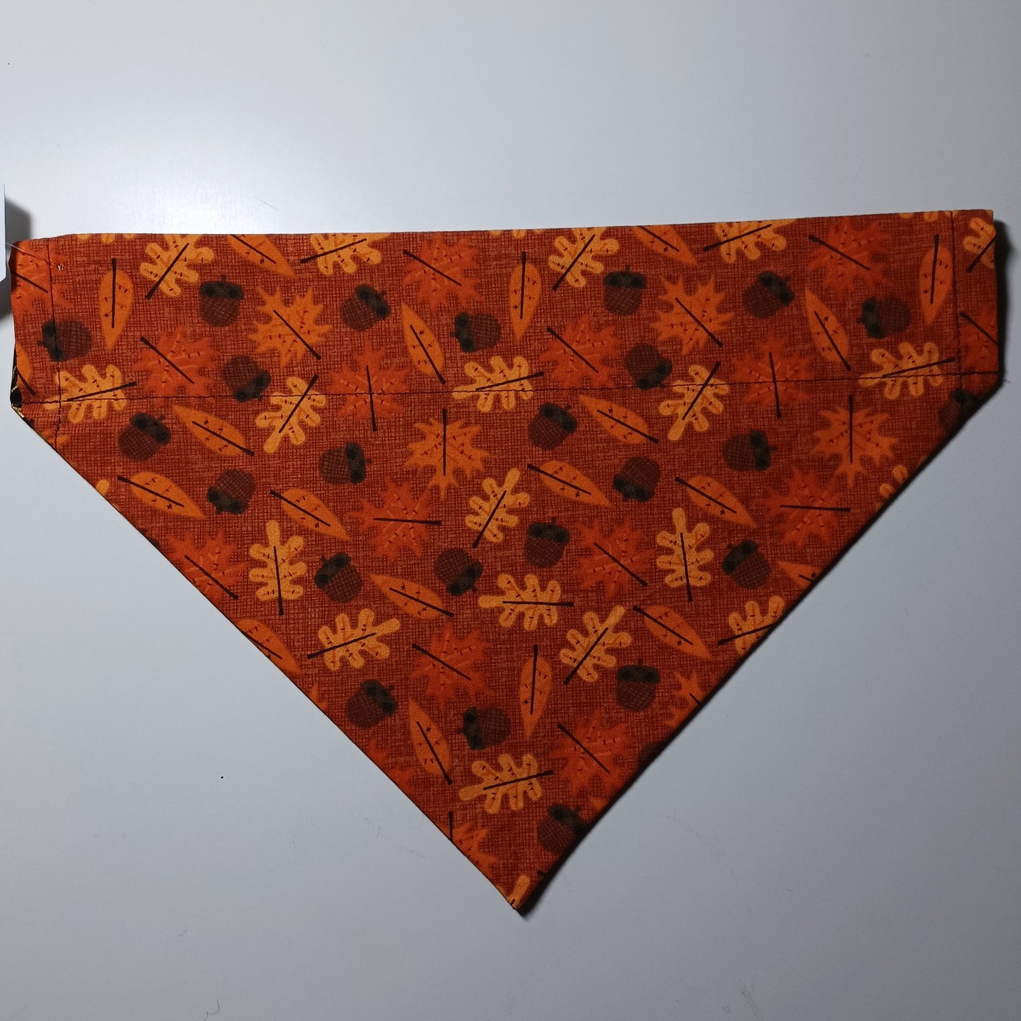 Witchy Halloween Gold on Black Over-the-Collar Pet Bandana