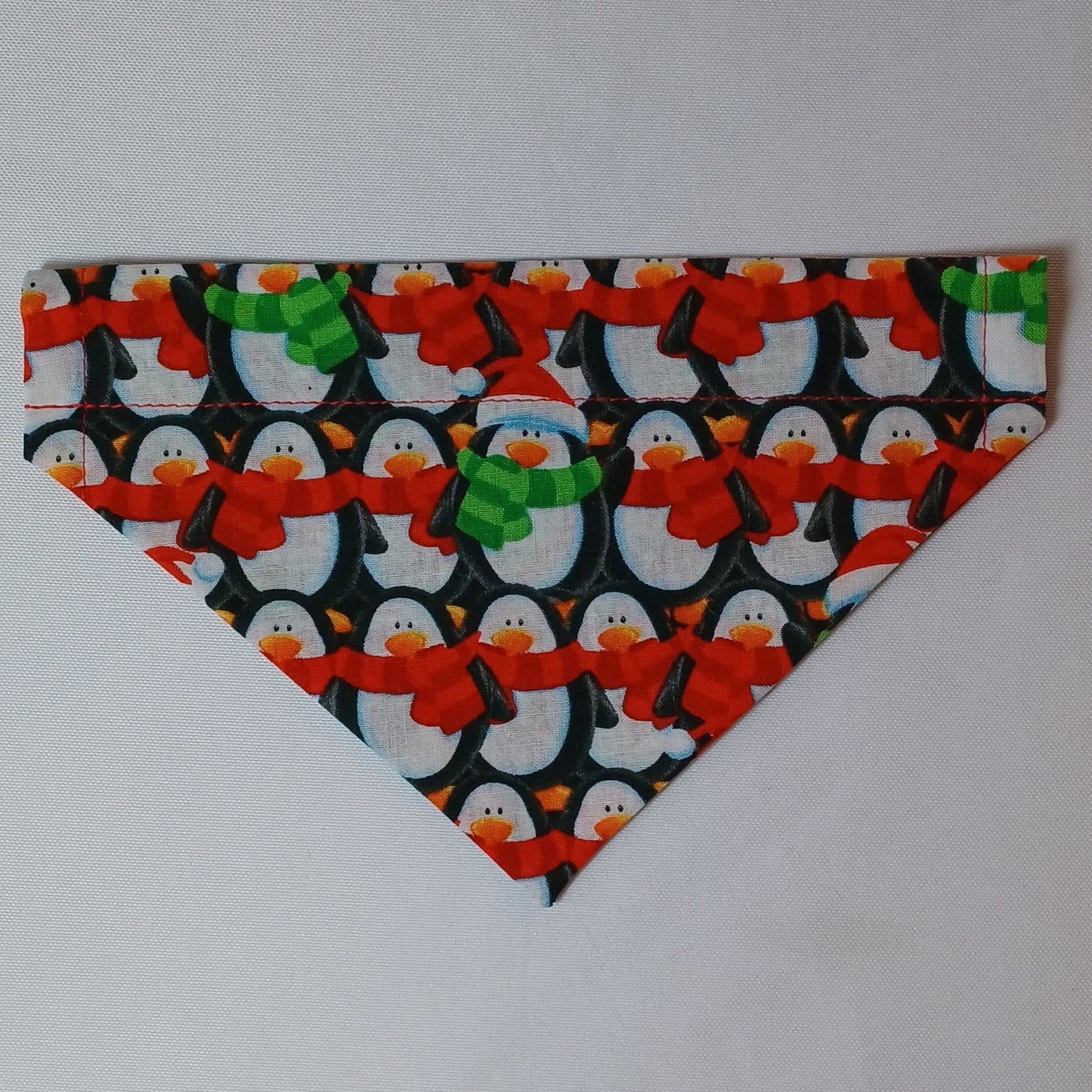 Christmas Penguins Over-the-Collar Pet Bandana