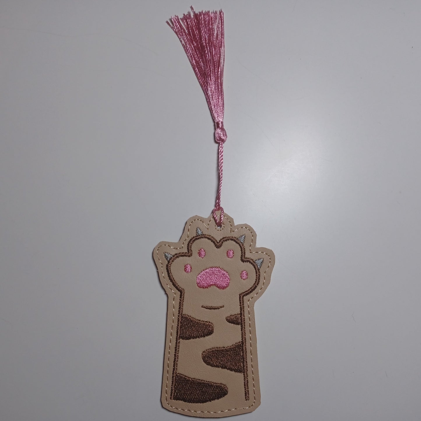 Cat Paw Vinyl Bookmark