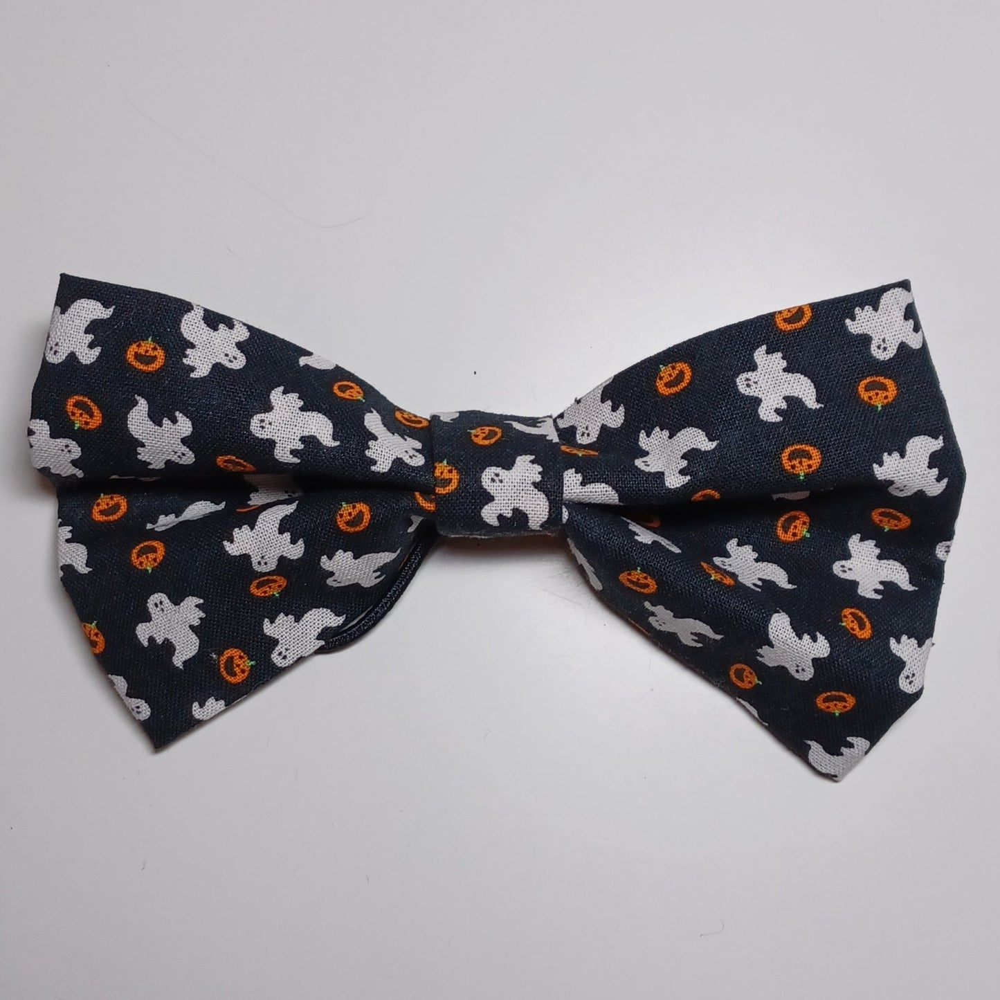 Halloween Ghosts & Pumpkins Over-the-Collar Pet Bow / Bowtie