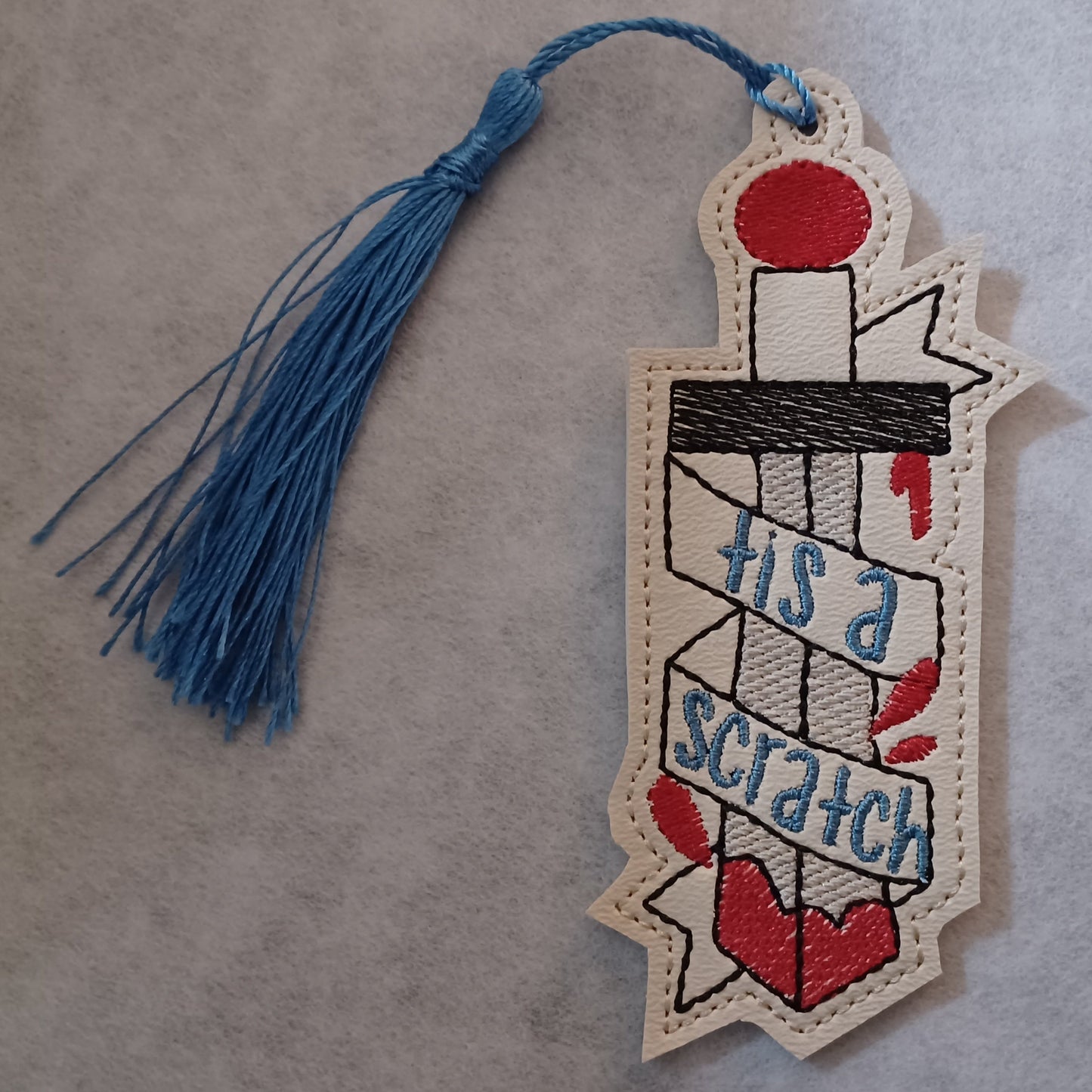 "Tis a Scratch" Sword Bookmark