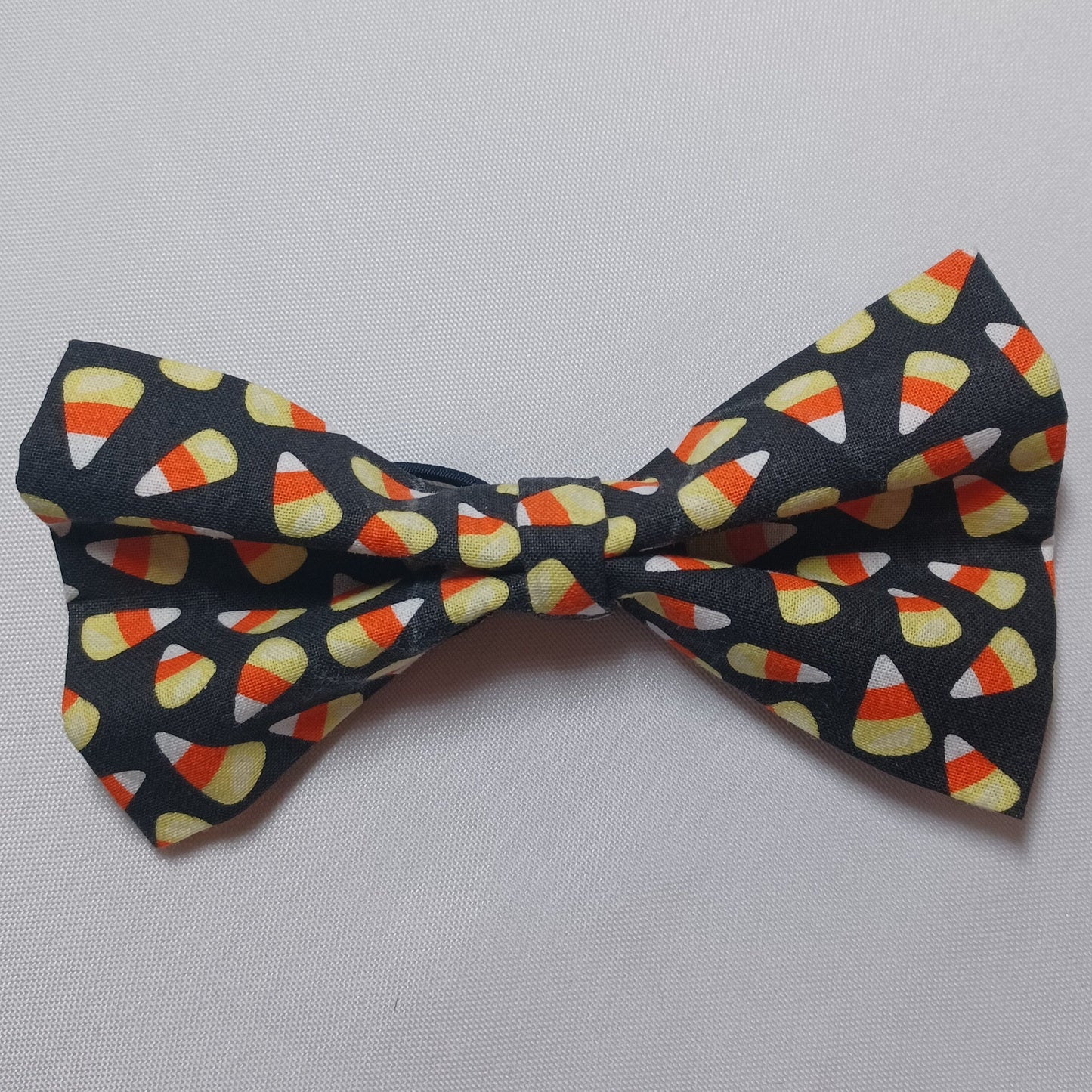 Halloween Cartoon Candy Corn Over-the-Collar Pet Bow / Bowtie