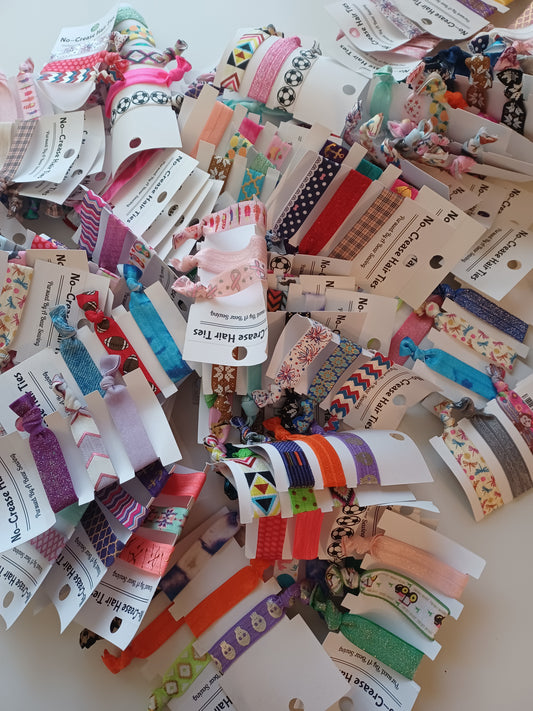 No-Crease Hair Ties - Set of 3 (Random Pick)