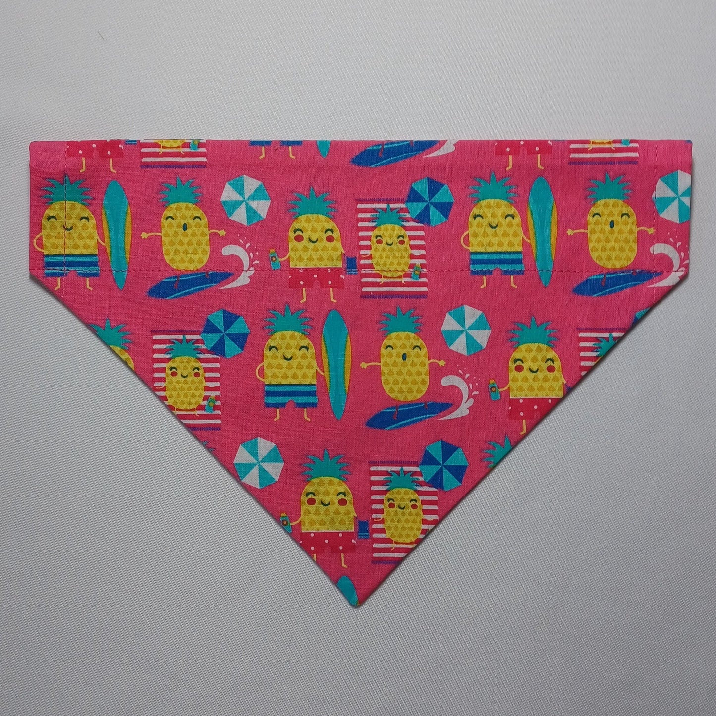 Beachy Pineapples Over-the-Collar Pet Bandana