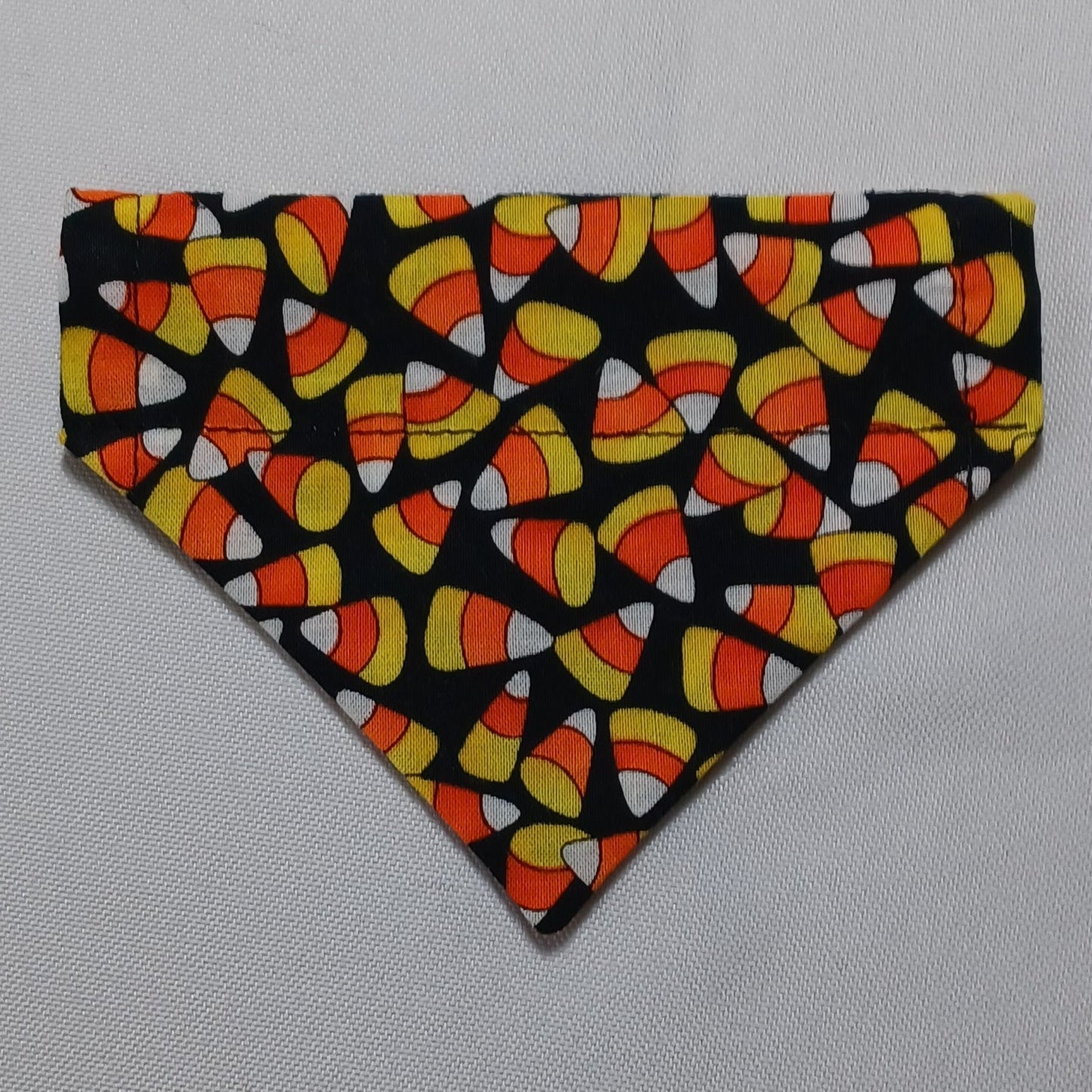 Halloween Candy Corn / Squirrels Over-the-Collar Pet Bandana
