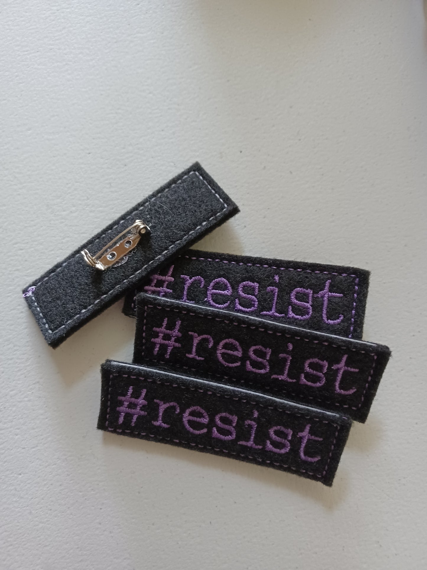 #resist Vinyl Pin