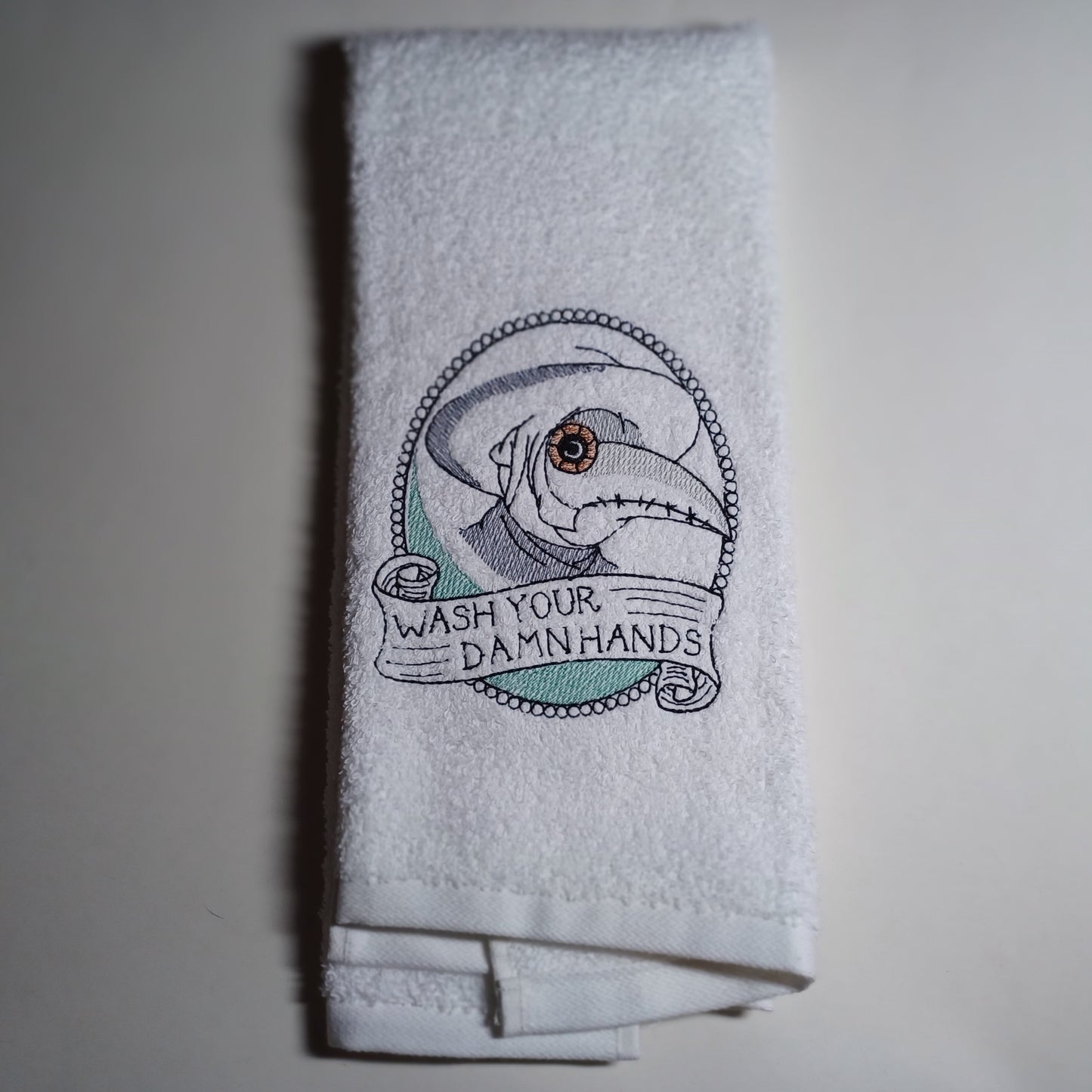 Plague Doctor Wash Your Damn Hands (Embroidered CYO)
