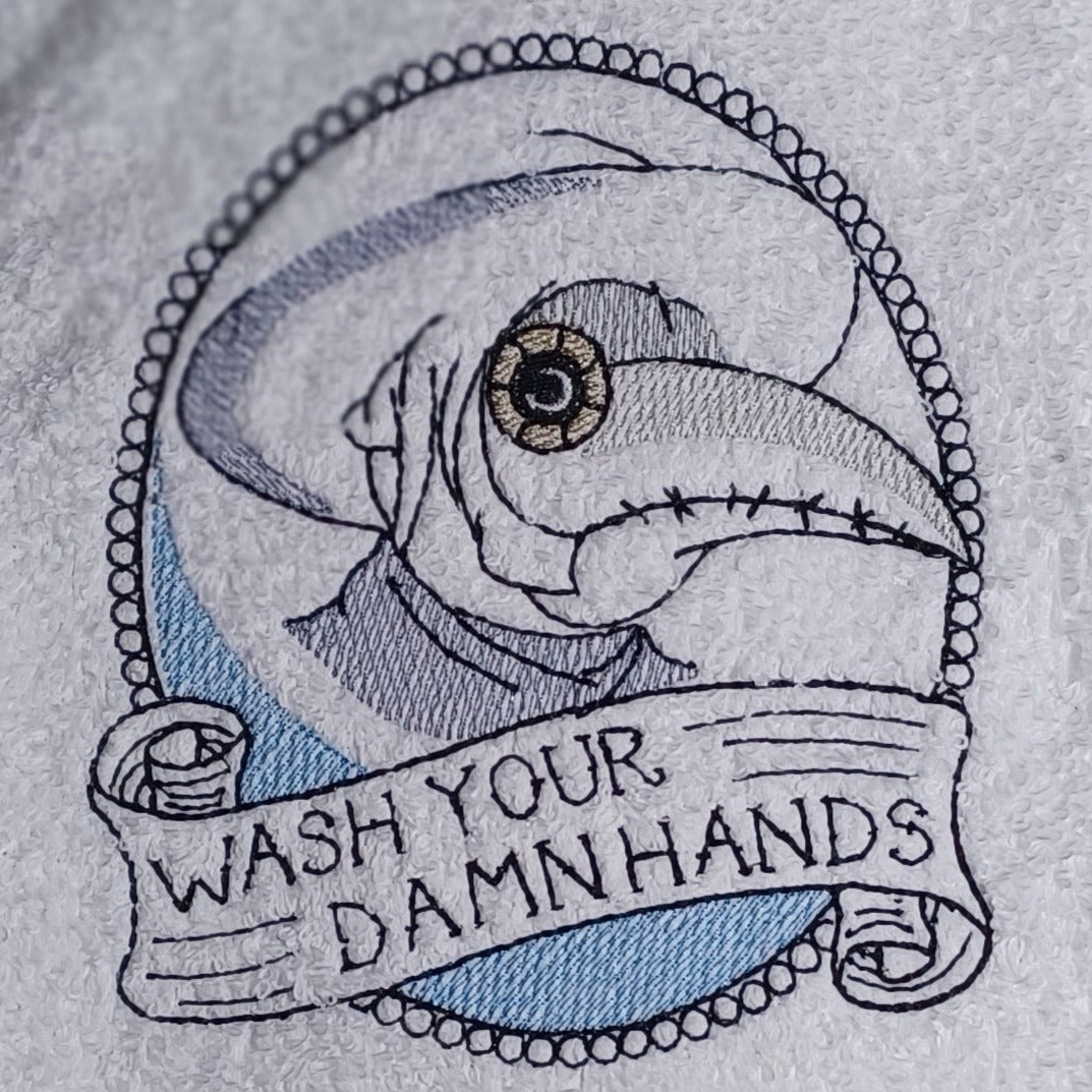 Plague Doctor Wash Your Damn Hands (Embroidered CYO)