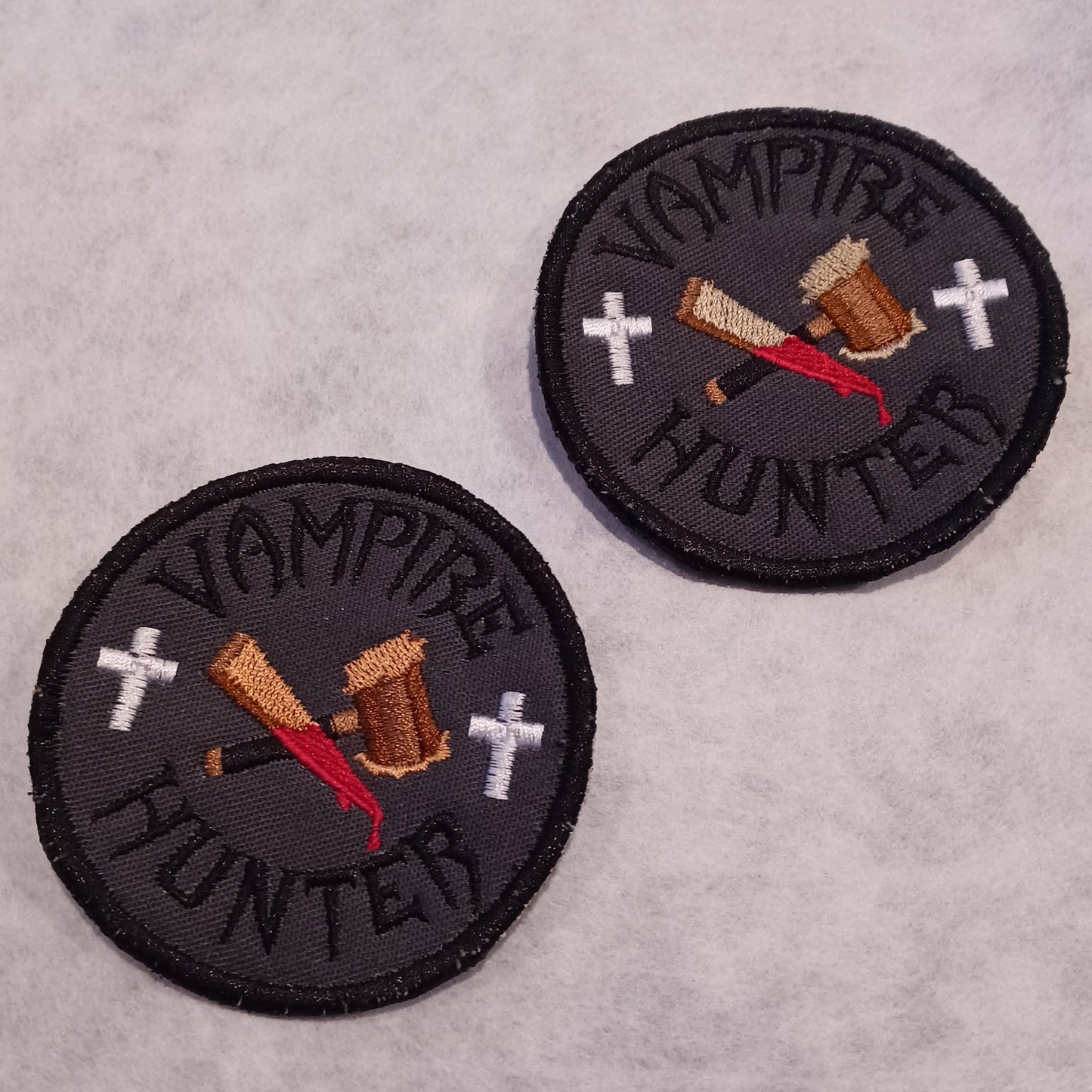 "Vampire Hunter" Embroidered Patch