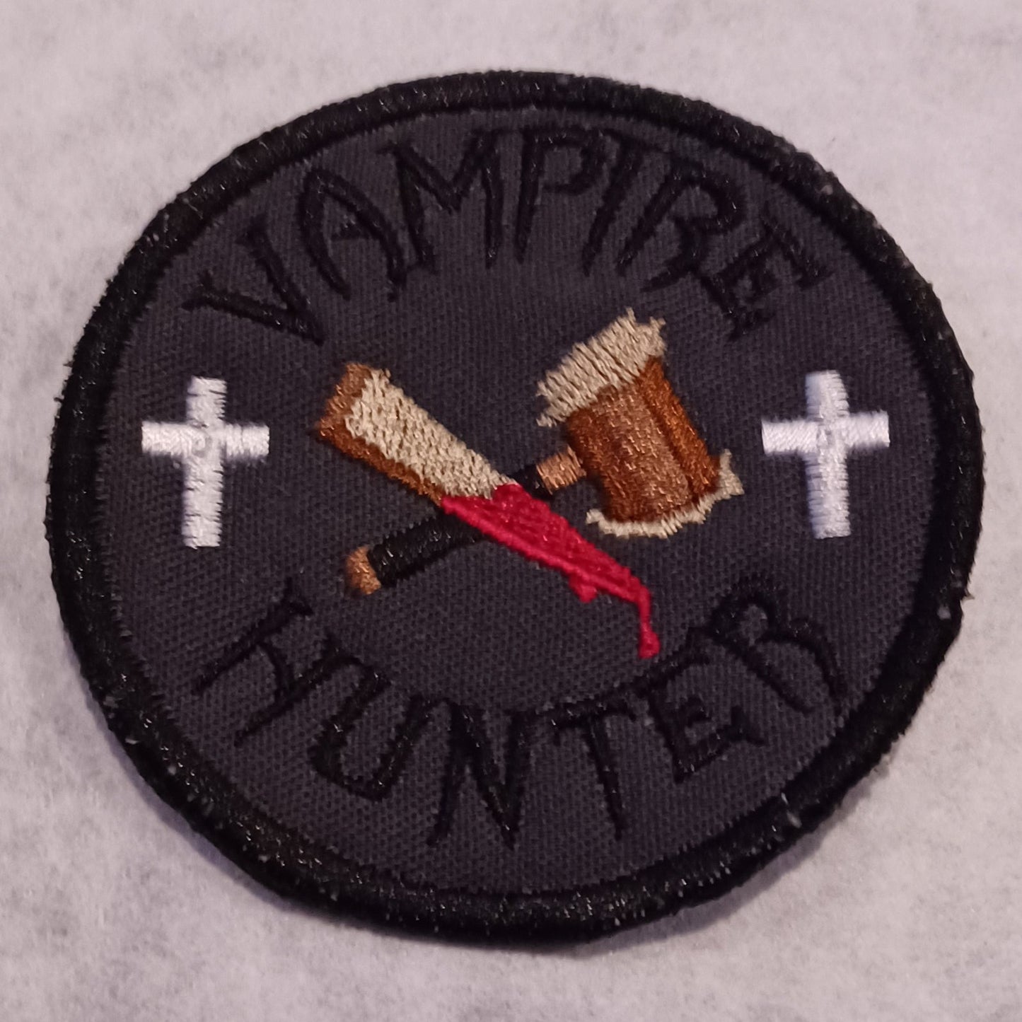 "Vampire Hunter" Embroidered Patch