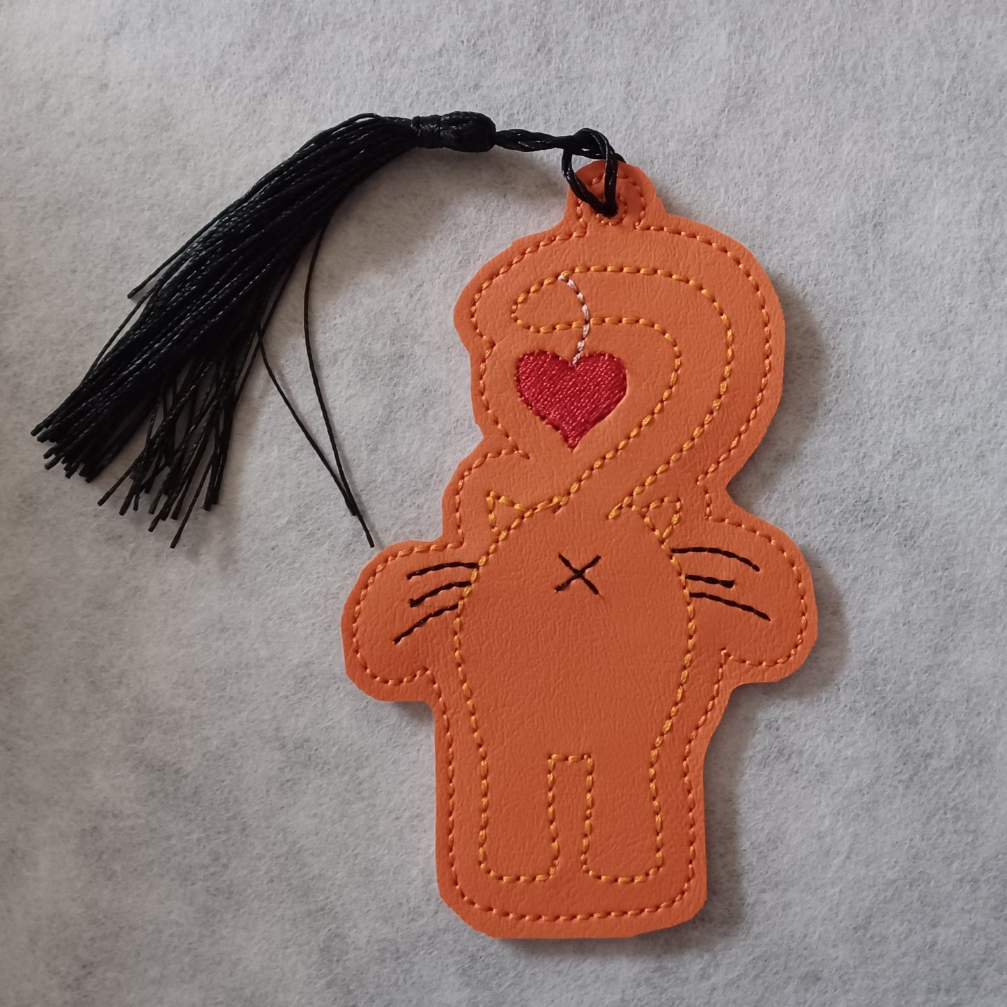 Cat Butt Heart Bookmark