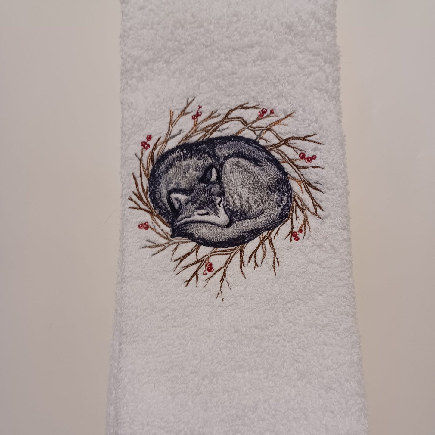Cozy Winter Wolf (Embroidered CYO)