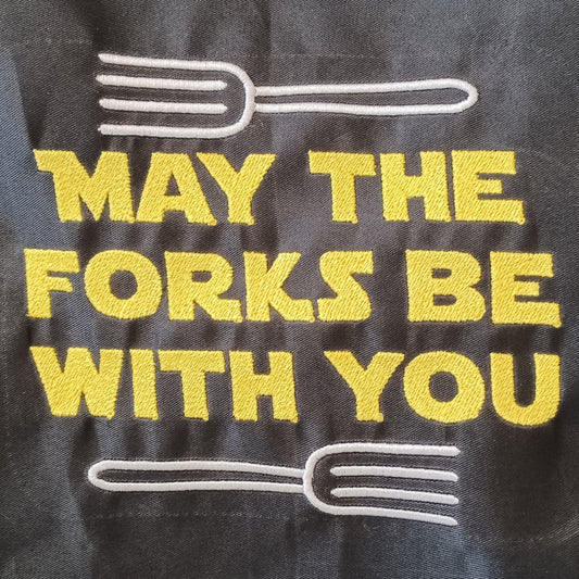 Space Pirates "May the Forks Be With You" (Embroidered CYO)