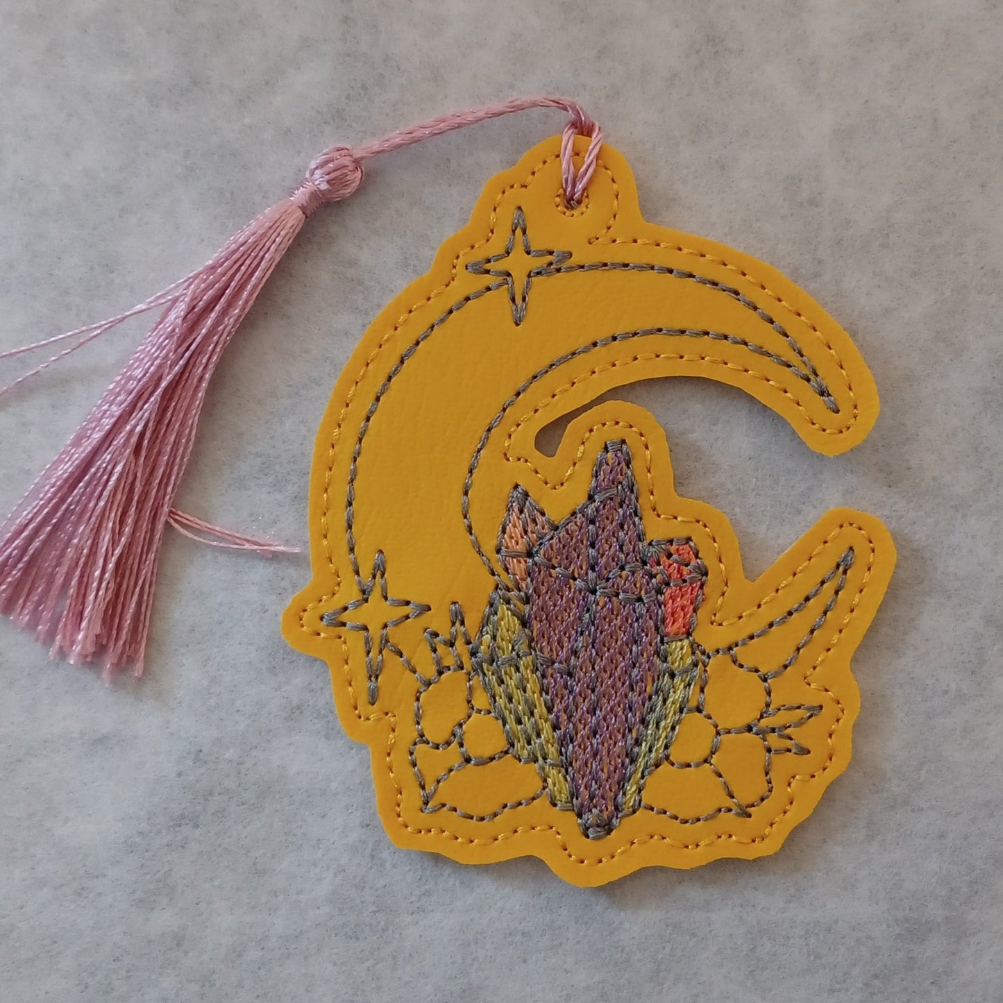 Moon & Crystals Bookmark