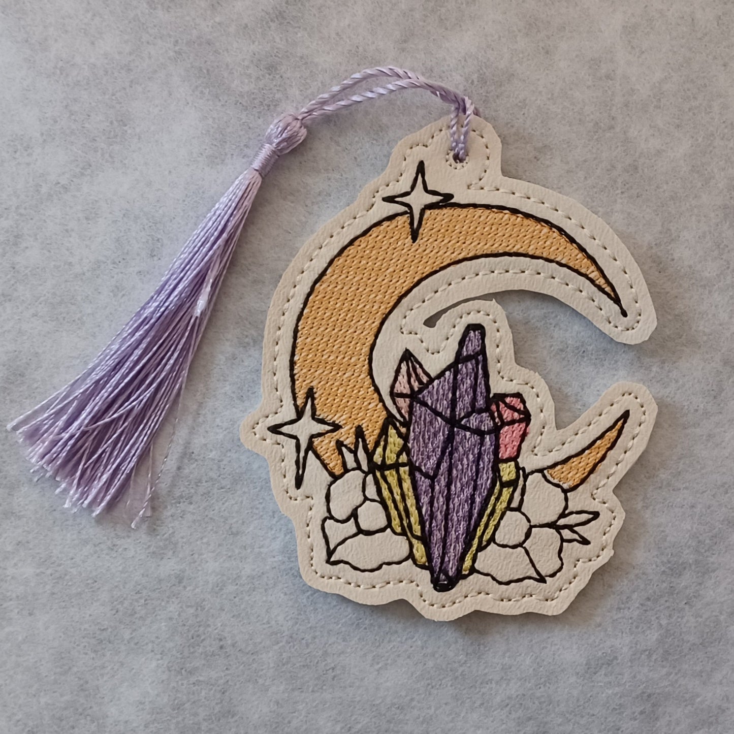 Moon & Crystals Bookmark