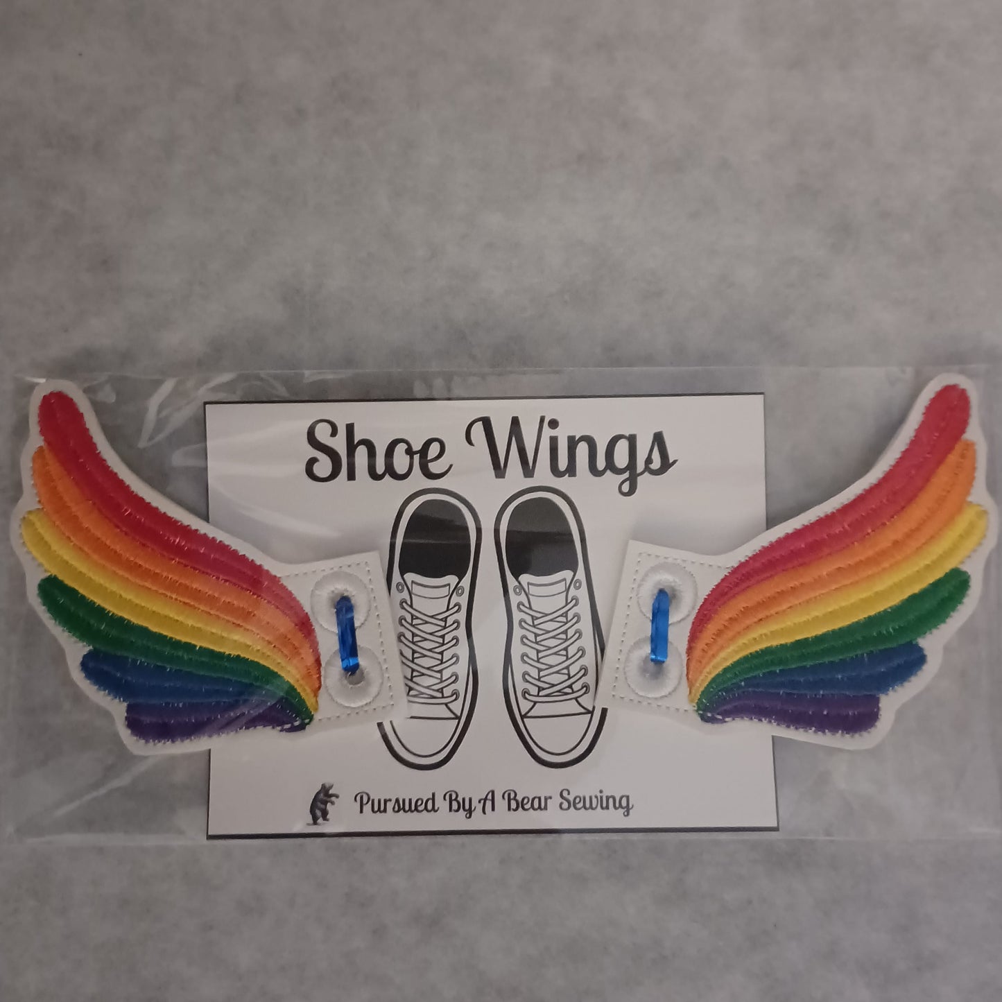 Rainbow Wings Shoe / Boot Wings