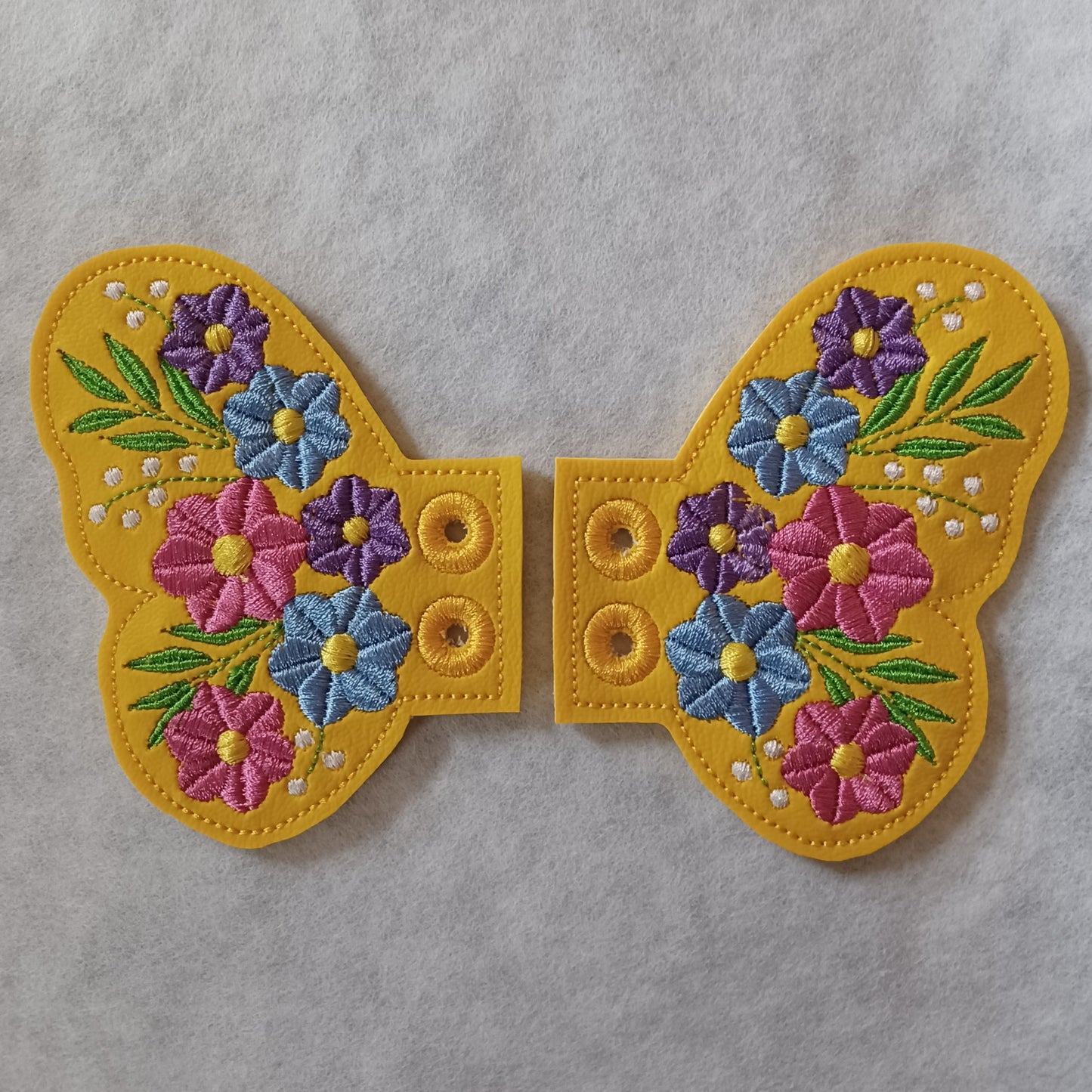 Floral Butterfly Shoe / Boot Wings