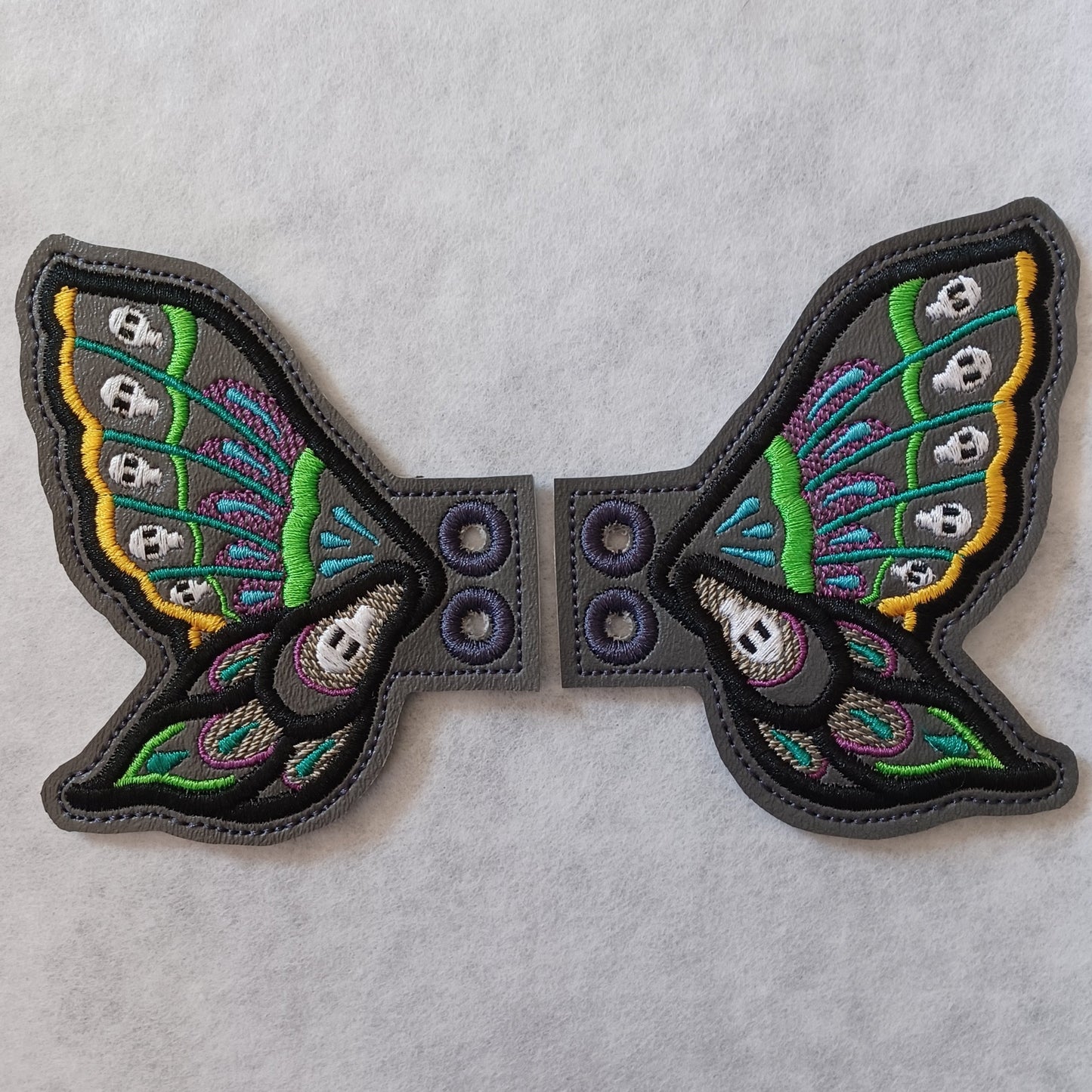 Skull Butterfly Shoe / Boot Wings