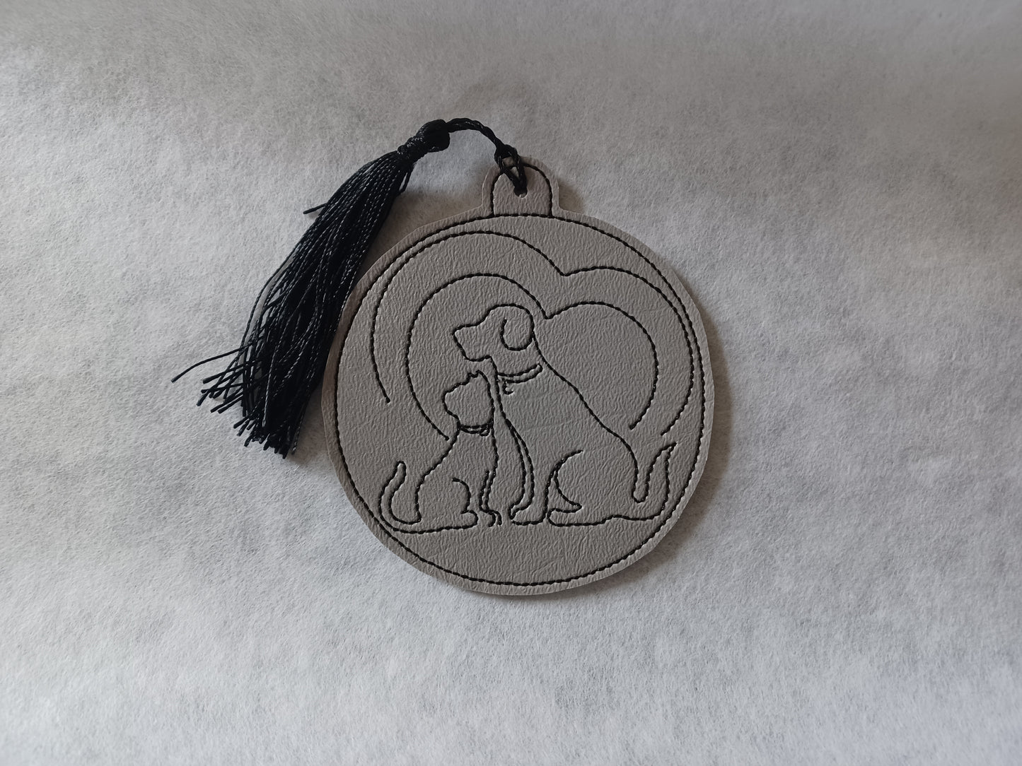 Cat & Dog Love Bookmark