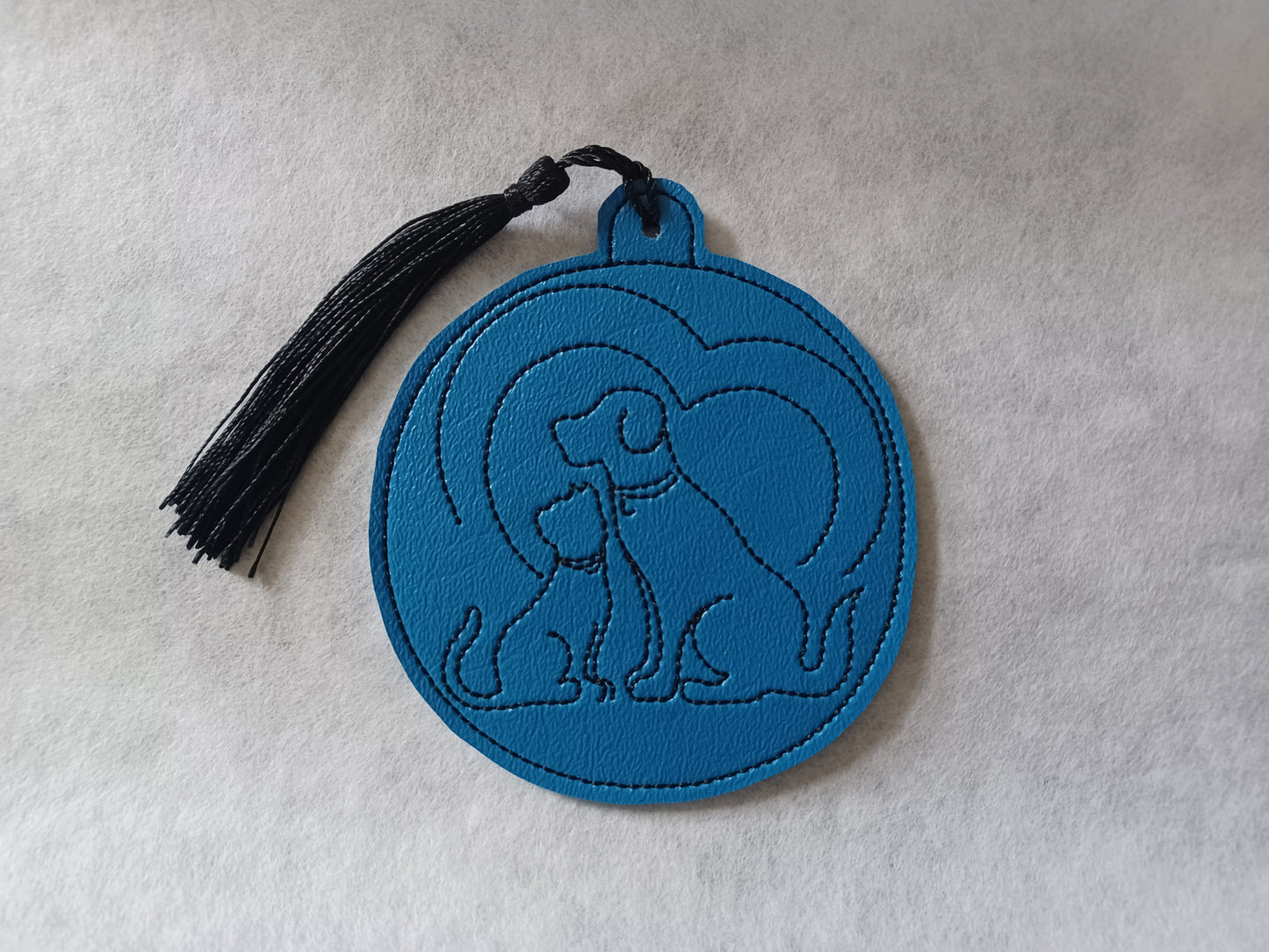 Cat & Dog Love Bookmark