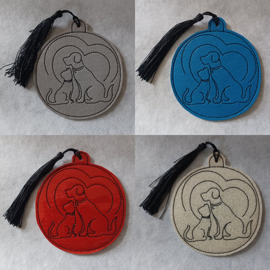 Cat & Dog Love Bookmark