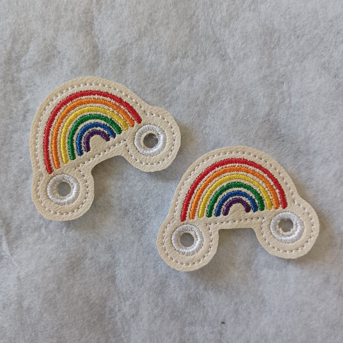 Rainbow Shoe / Boot Charms