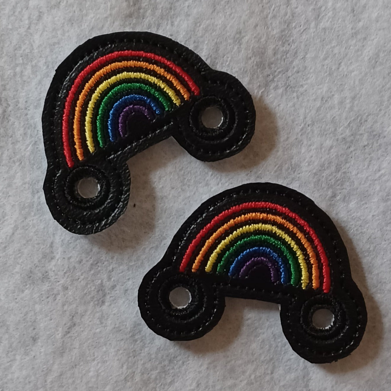 Rainbow Shoe / Boot Charms